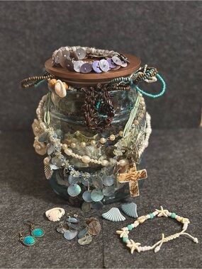 Coastal/Beach Theme Mystery Jewelry Jar